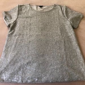Ann Taylor Sequin Tee Shirt